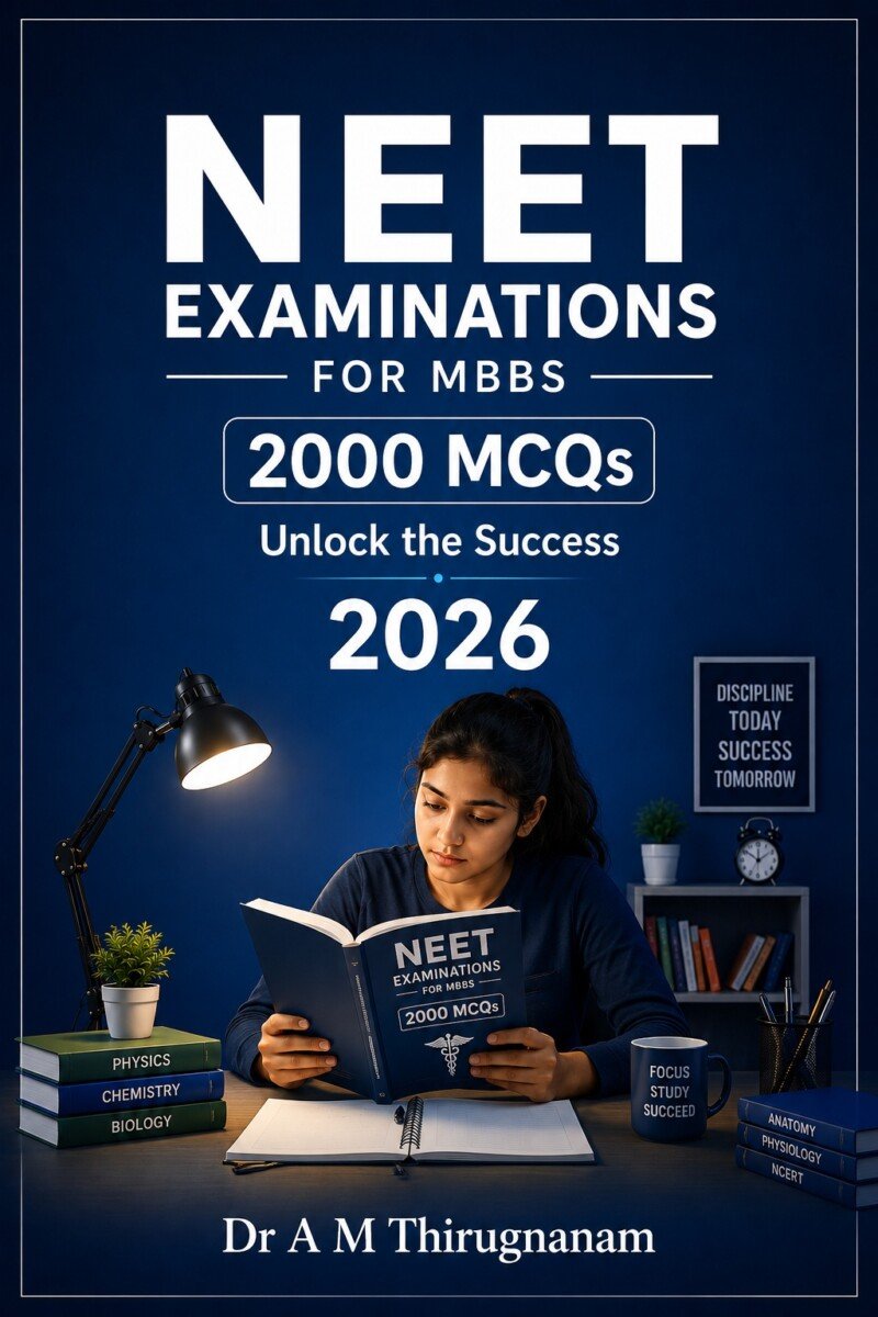 NEET Examinations for MBBS 2000 MCQs by Dr A M Thirugnanam