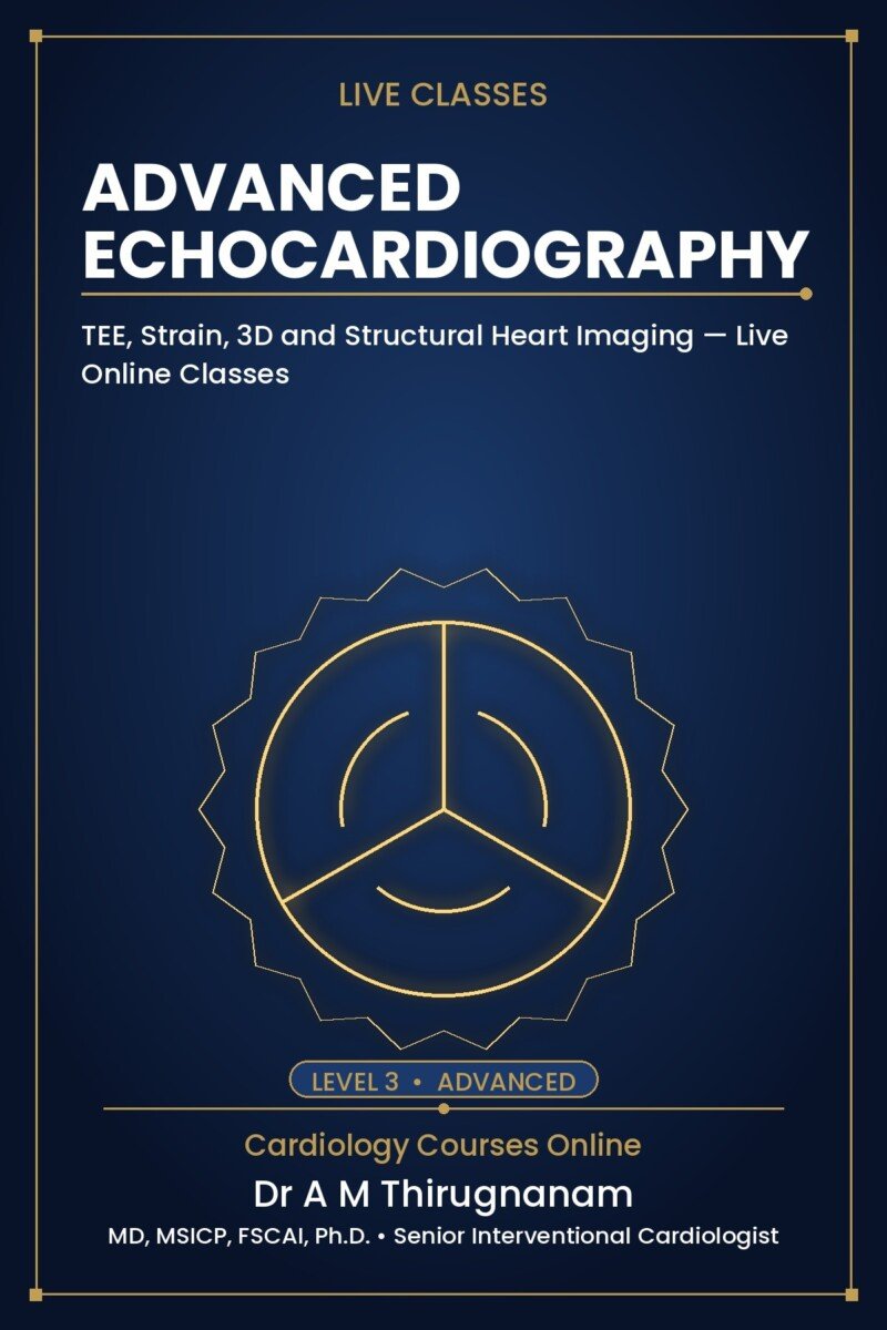 Advanced Echocardiography live classes cover