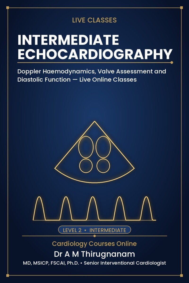 Intermediate Echocardiography live classes cover