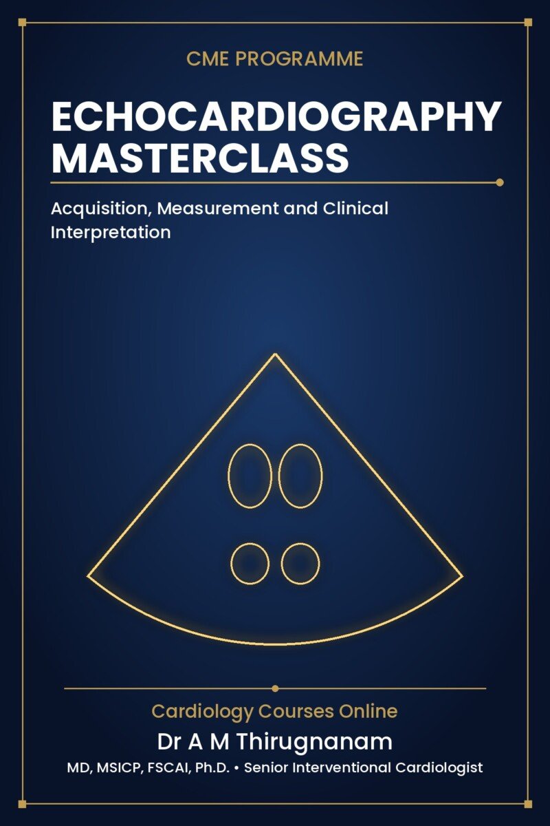 Echocardiography Masterclass CME programme cover