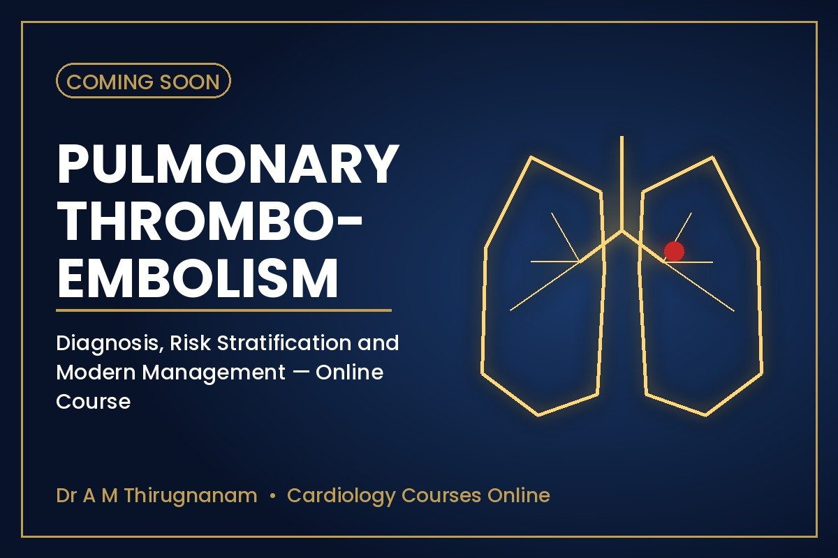 Pulmonary Thromboembolism online course coming soon banner